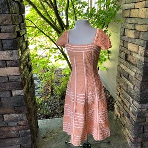 Vintage (50's?) Daisy Trim Dress